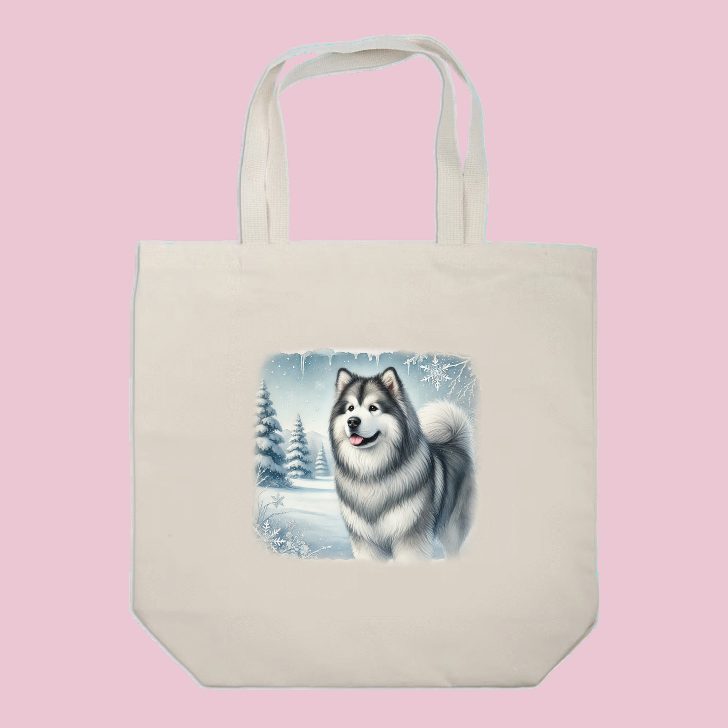 Sac Fourre-tout Alaskan Malamute - Hiver