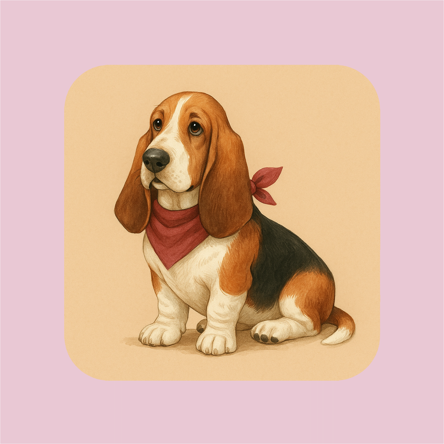 Basset Hound Magnet