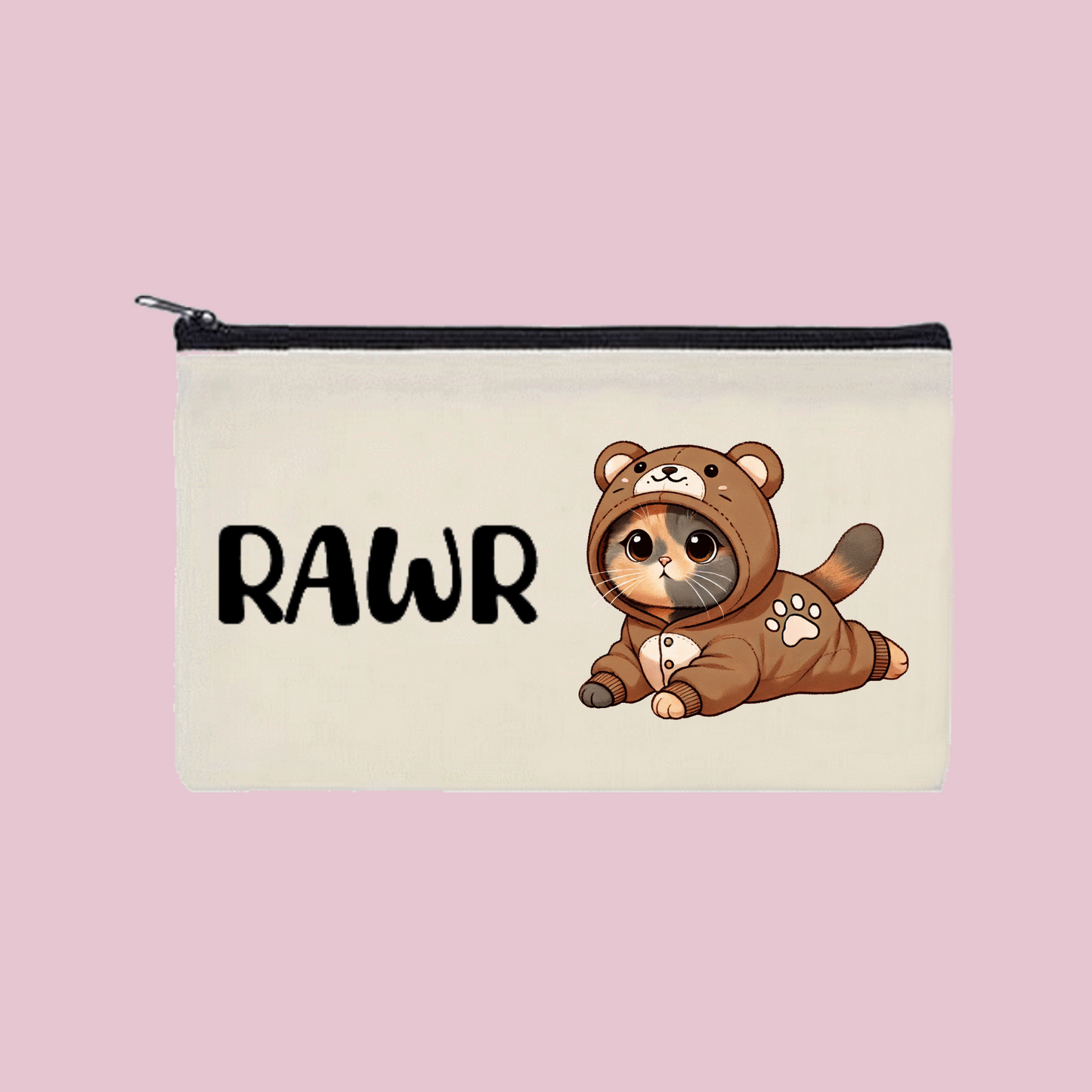 Bear Kitty Zipper Bag