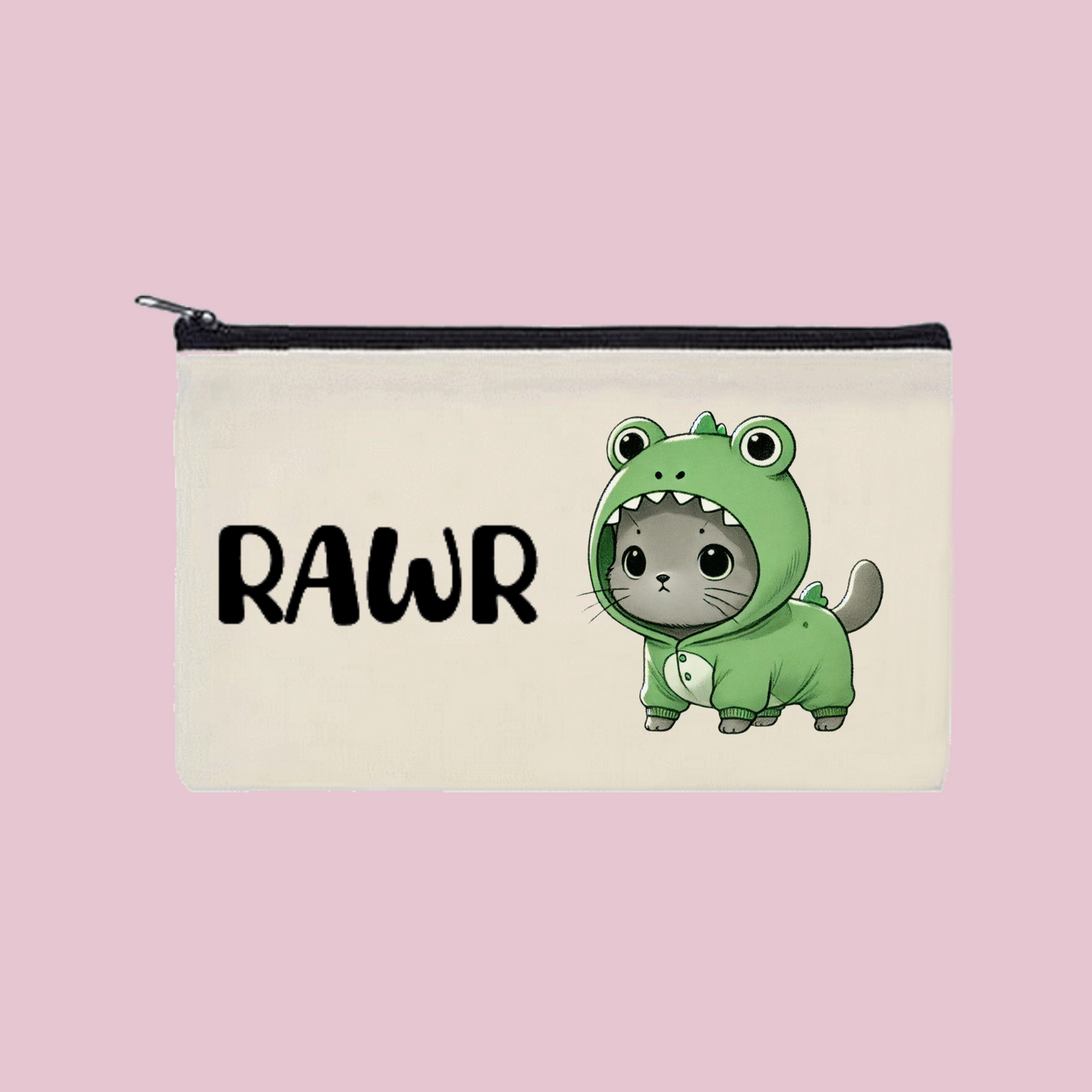 Frog Kitty Zipper Bag