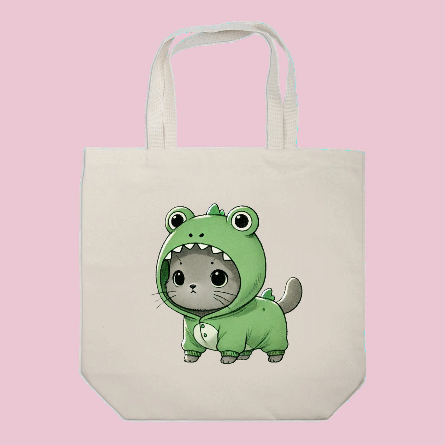 Frog Kitty Tote Bag
