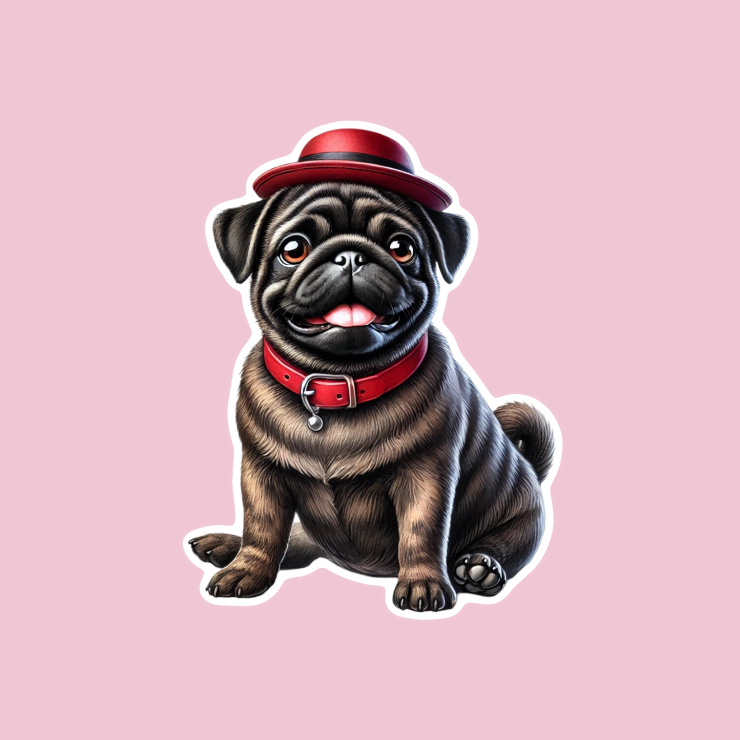 Pug Sticker