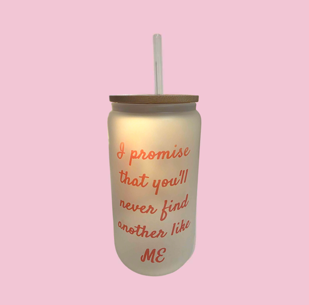 Pink Melody - Ragdoll Frosted Glass Tumbler