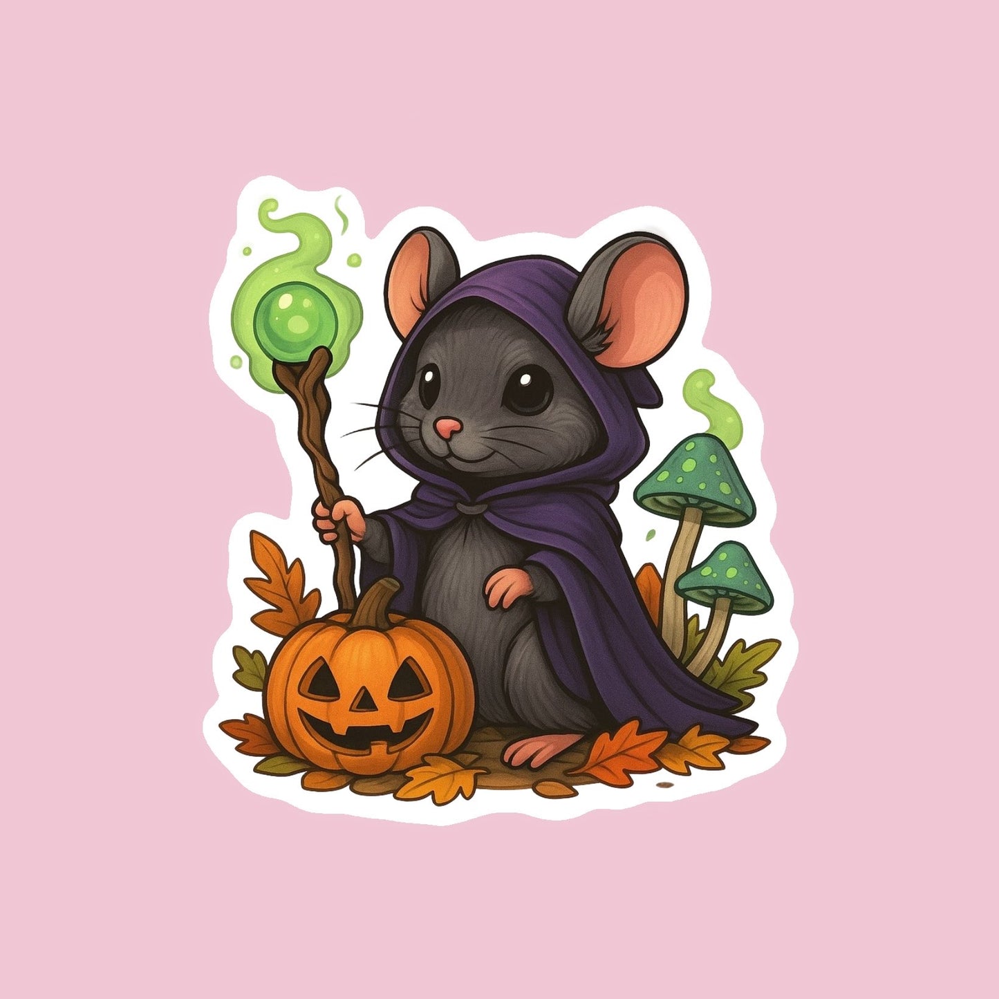 Wizard Mouse Sticker