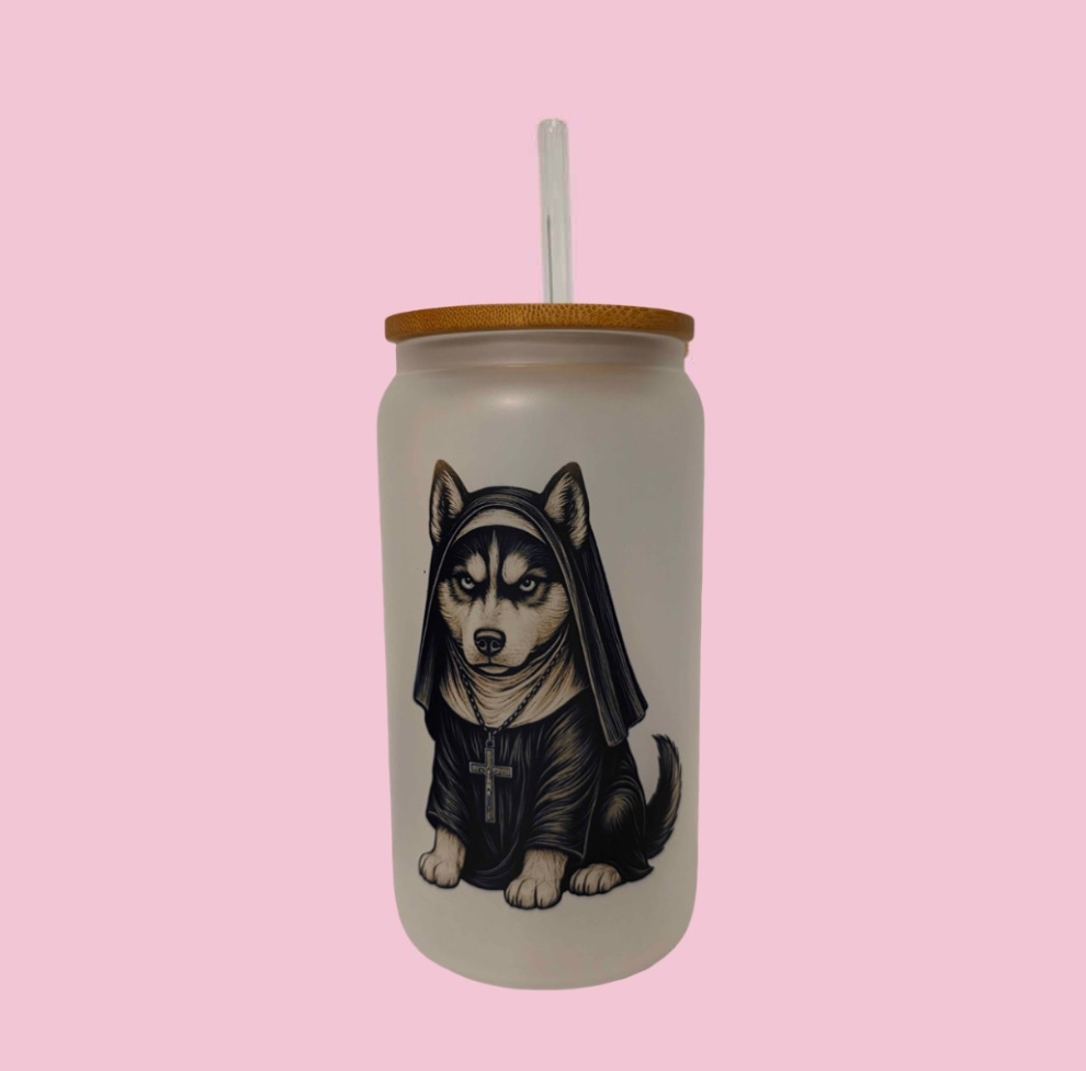 Nun Husky Frosted Glass Tumbler