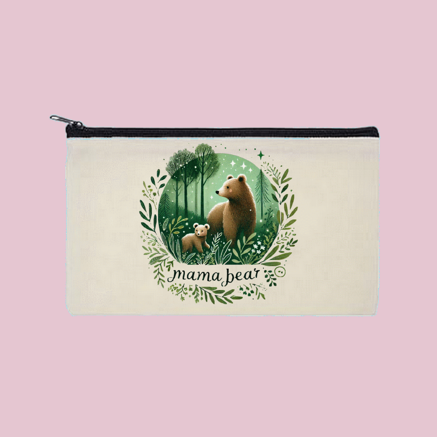 Mama Bear Zipper Bag