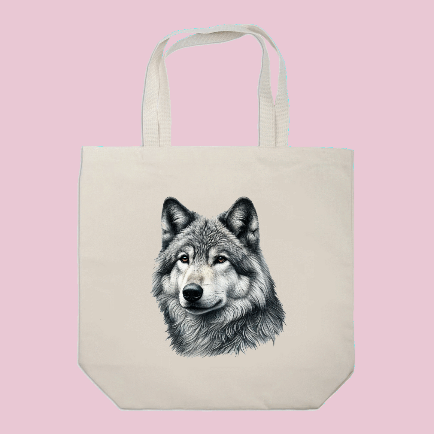 Wolf Portrait Tote Bag