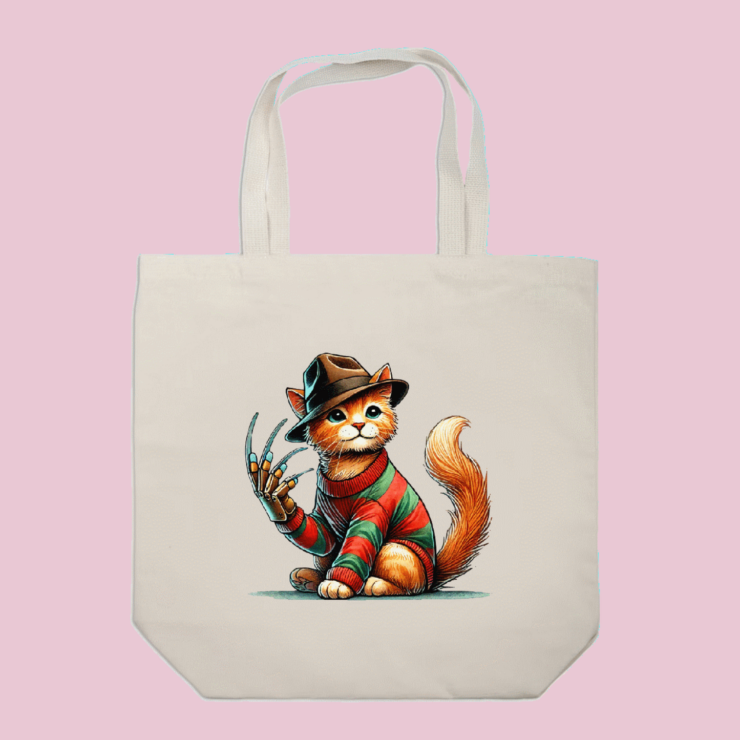 Creepy Claws Cat Tote Bag