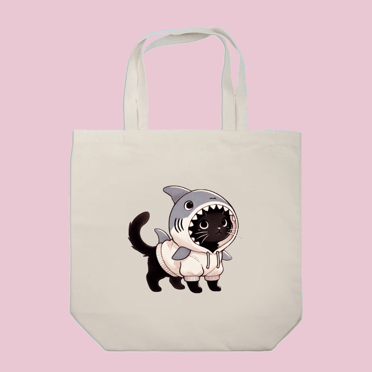 Shark Kitty Tote Bag