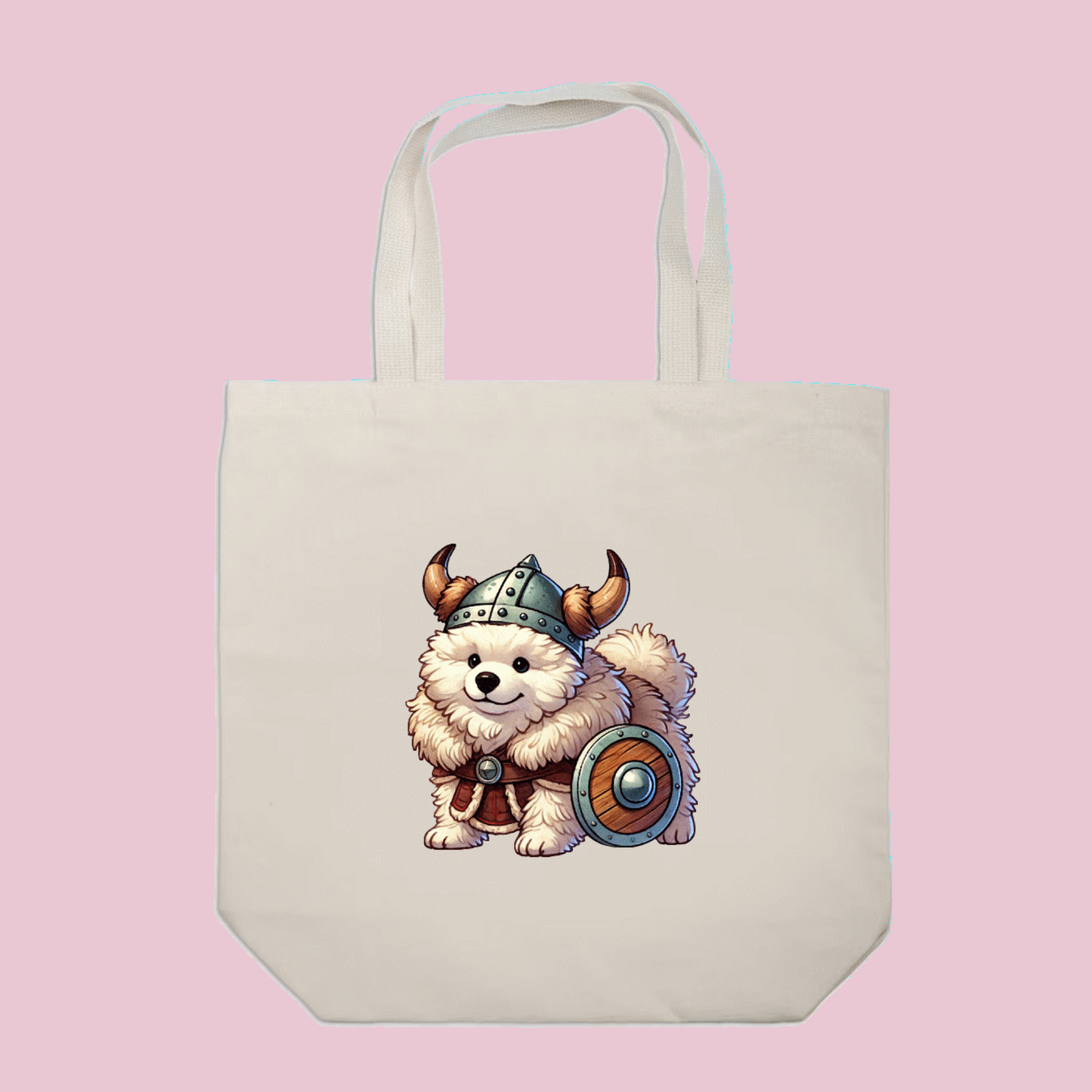 Samoyed Viking Tote Bag
