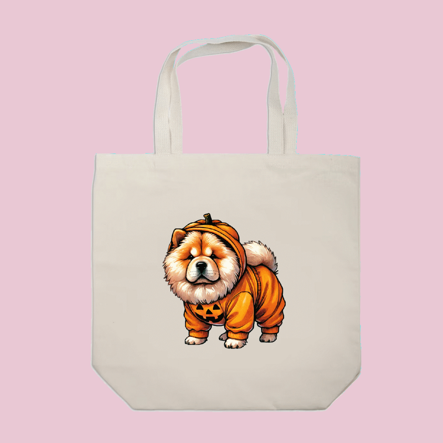 Sac Fourre-tout Chow Chow Citrouille