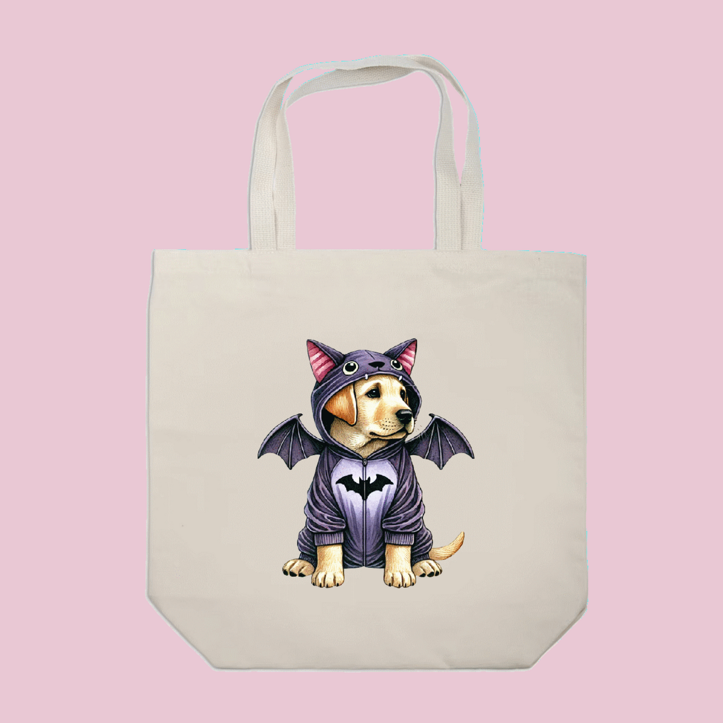 Labrador Bat Tote Bag