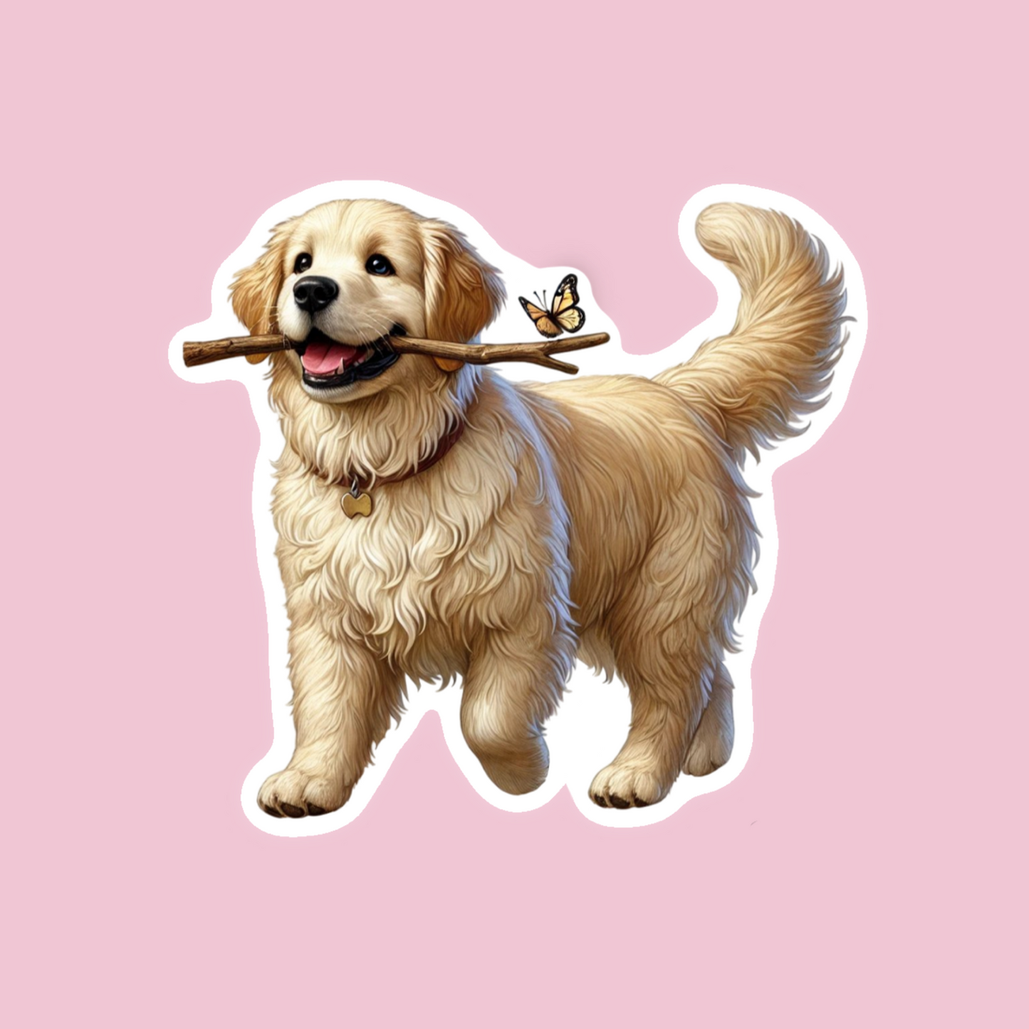 Golden Retriever Sticker