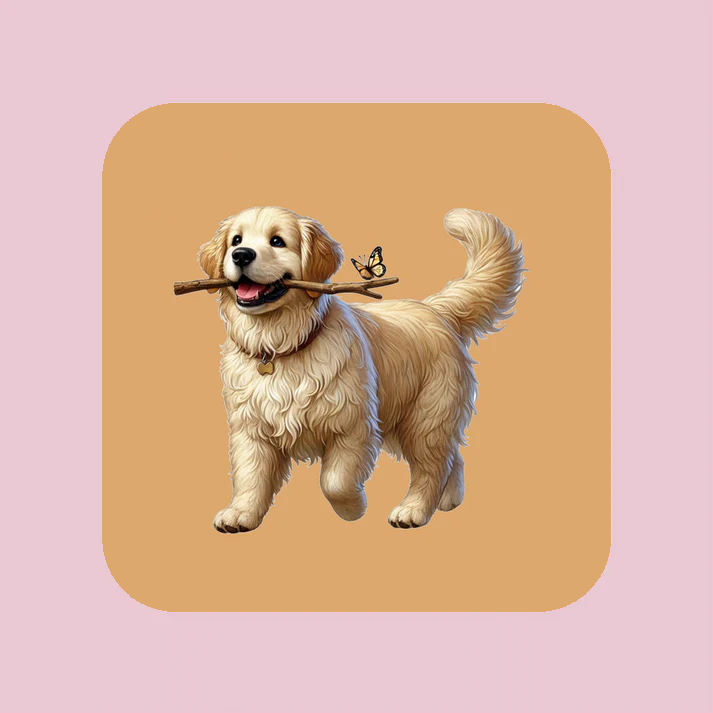 Golden Retriever Magnet
