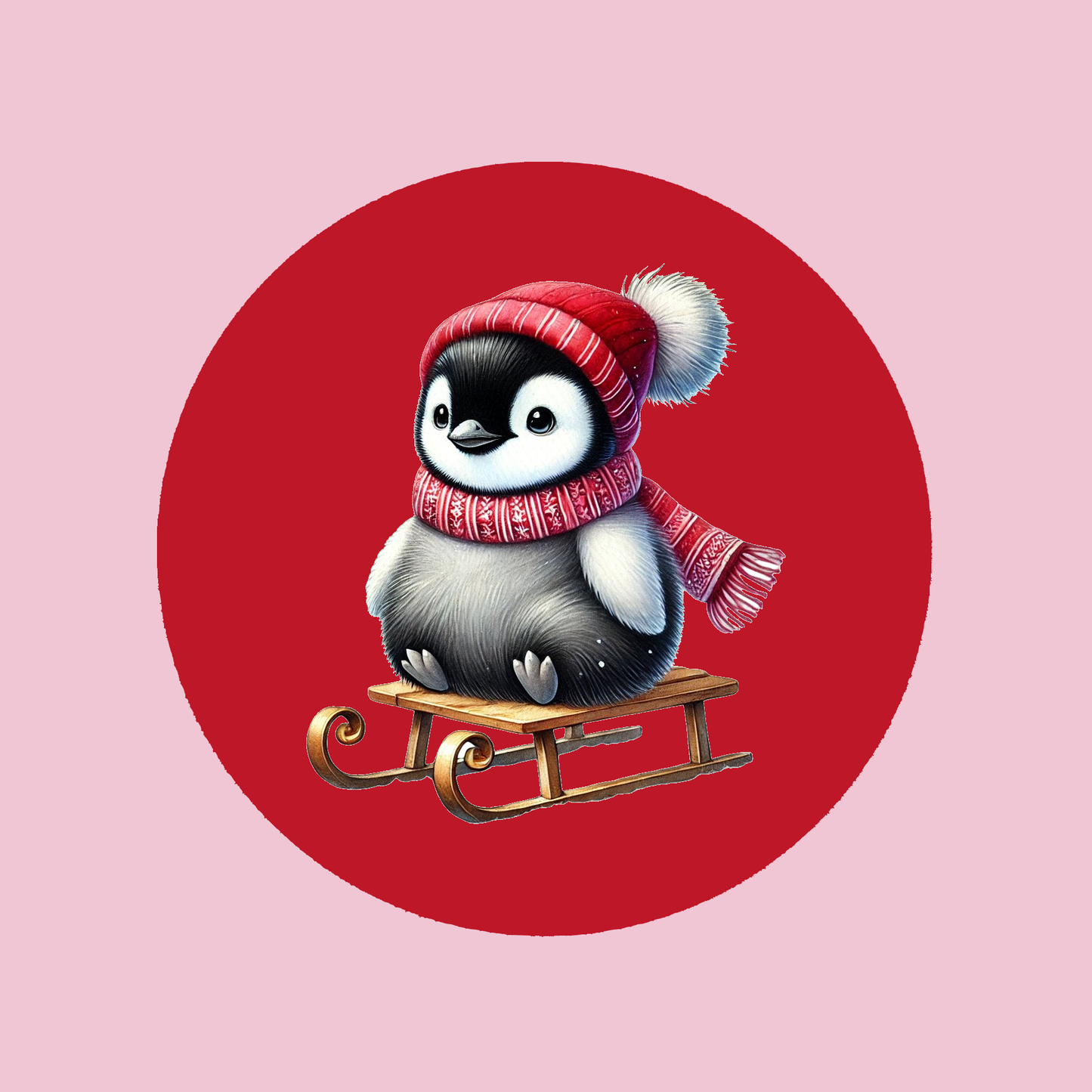 Penguin - Christmas Coaster