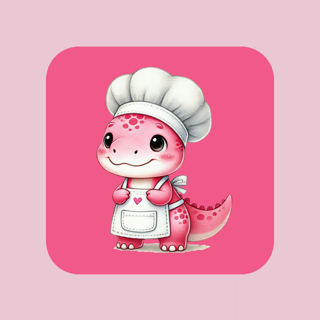 Chef Dino Magnet