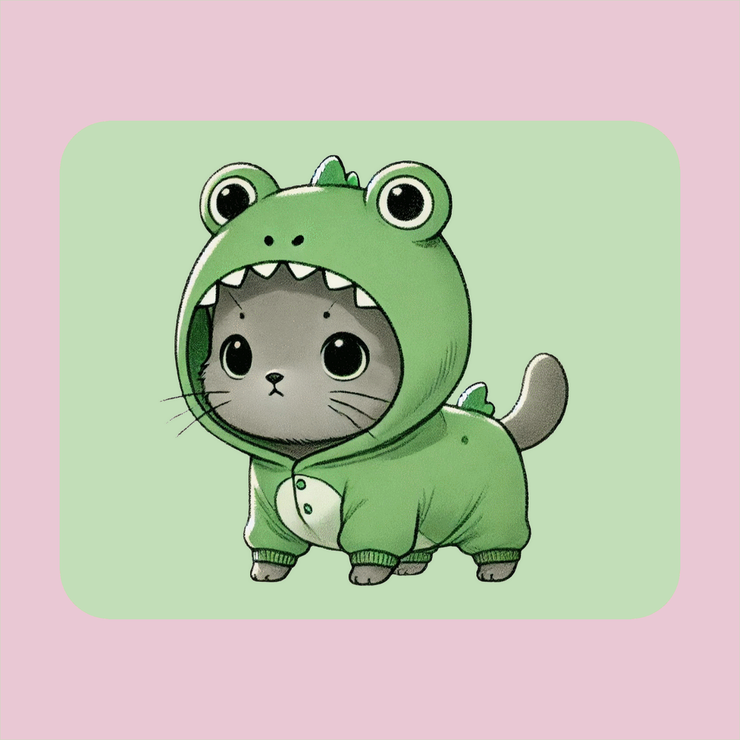 Frog Kitty Mouse Pad