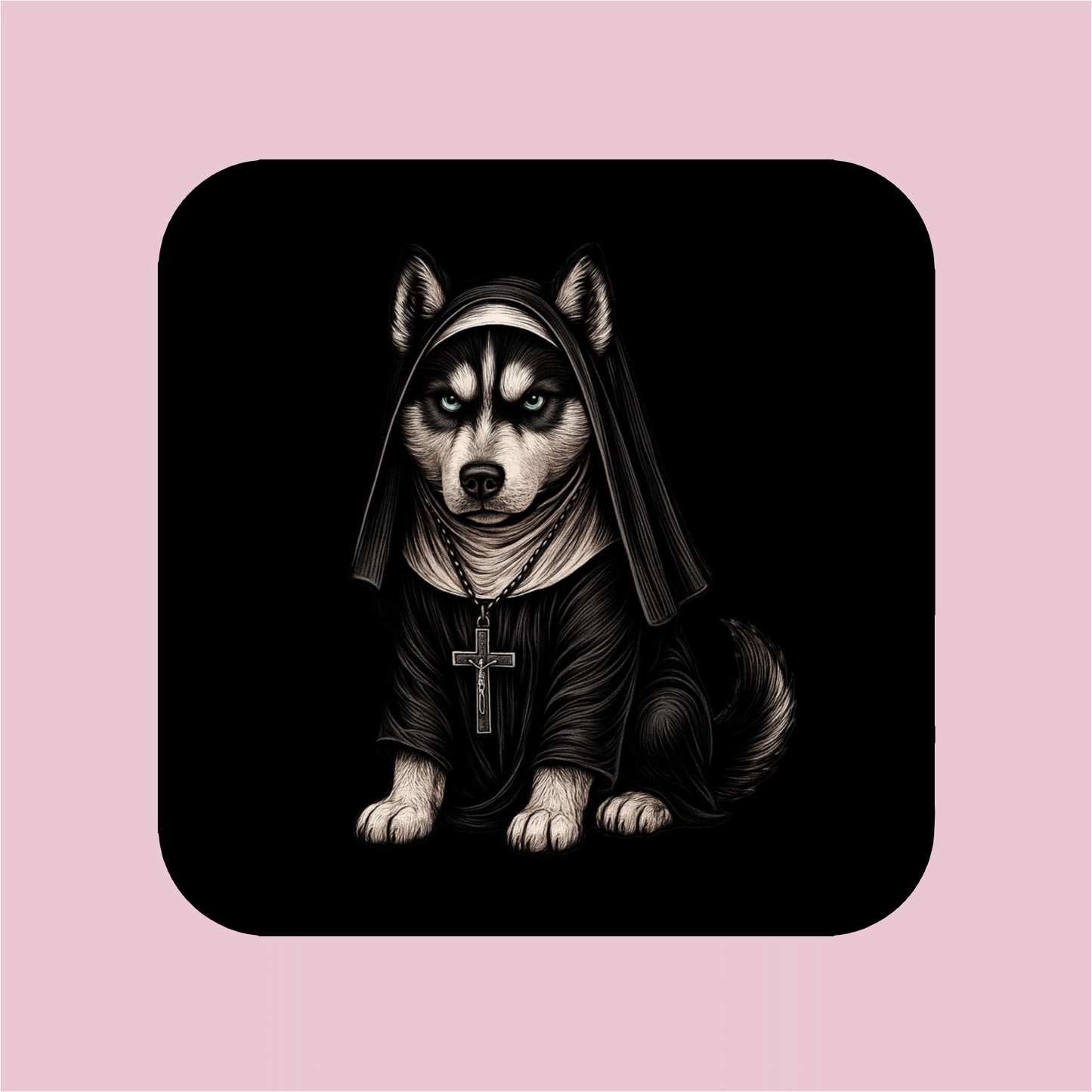Nun Husky Magnet