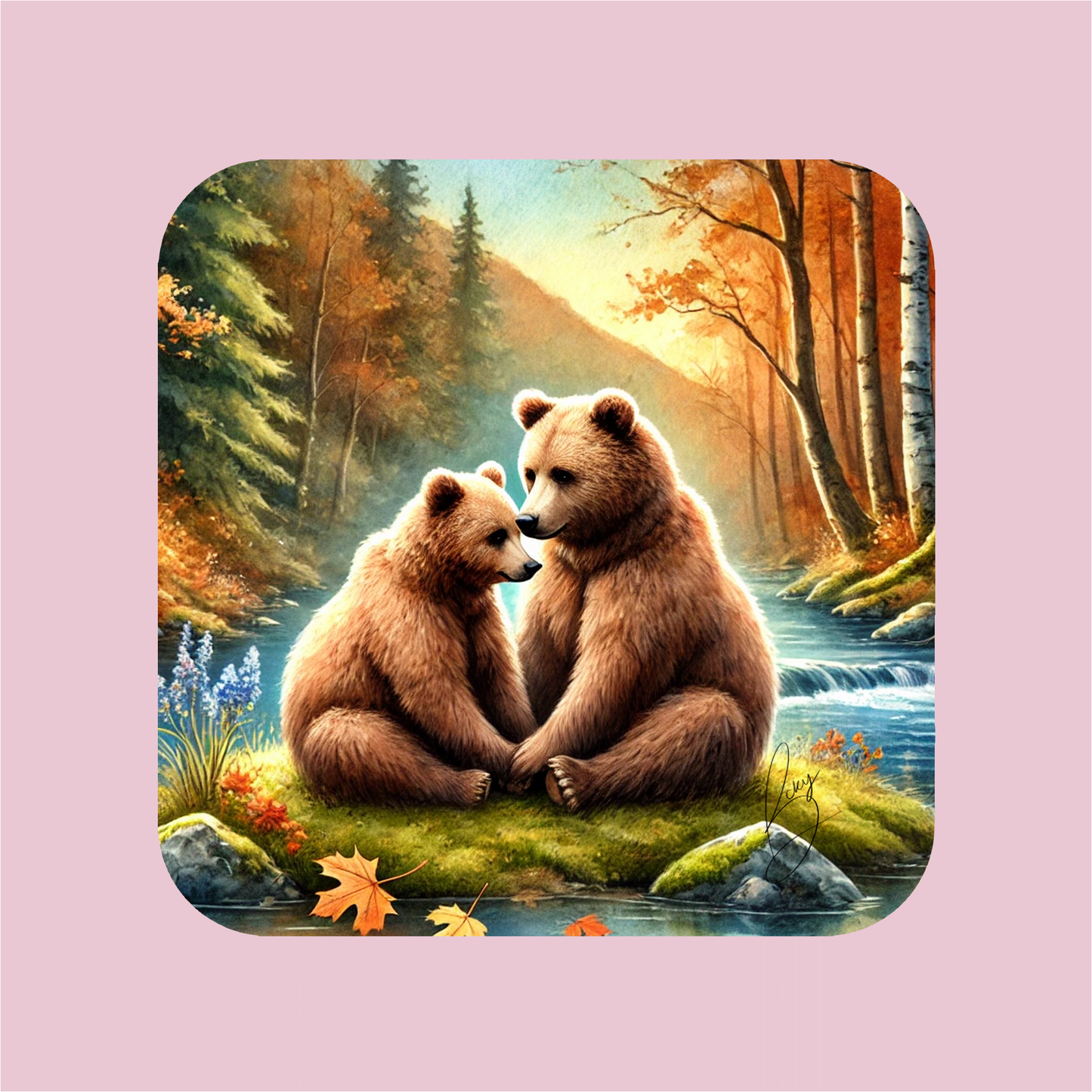 Bears in Love Magnet