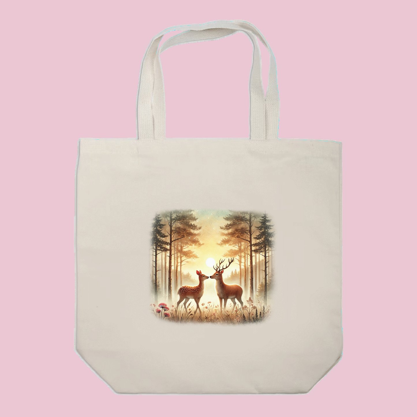 Deers in Love Tote Bag