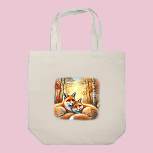 Sac Fourre-tout Renards Amoureux