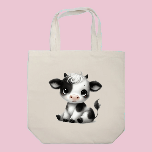 Baby Cow Tote Bag