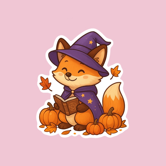 Wizard Fox Sticker