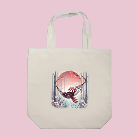 Red Panda Tote Bag