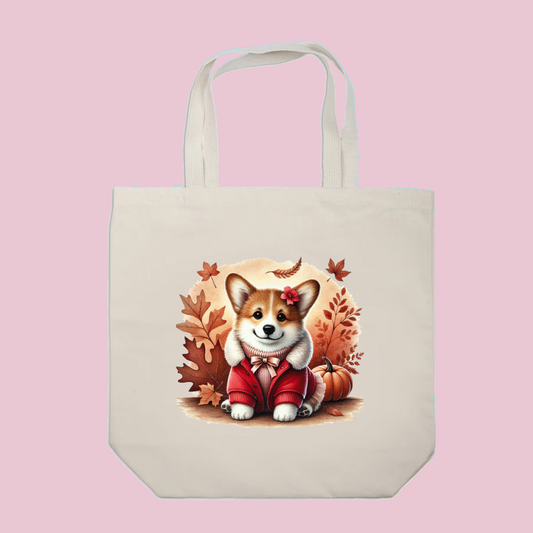 Corgi - Autumn Tote Bag