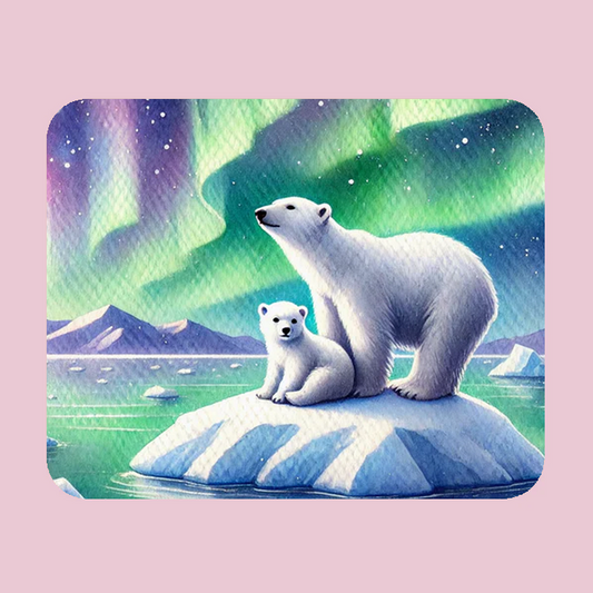 Polar Bears Mouse Pad