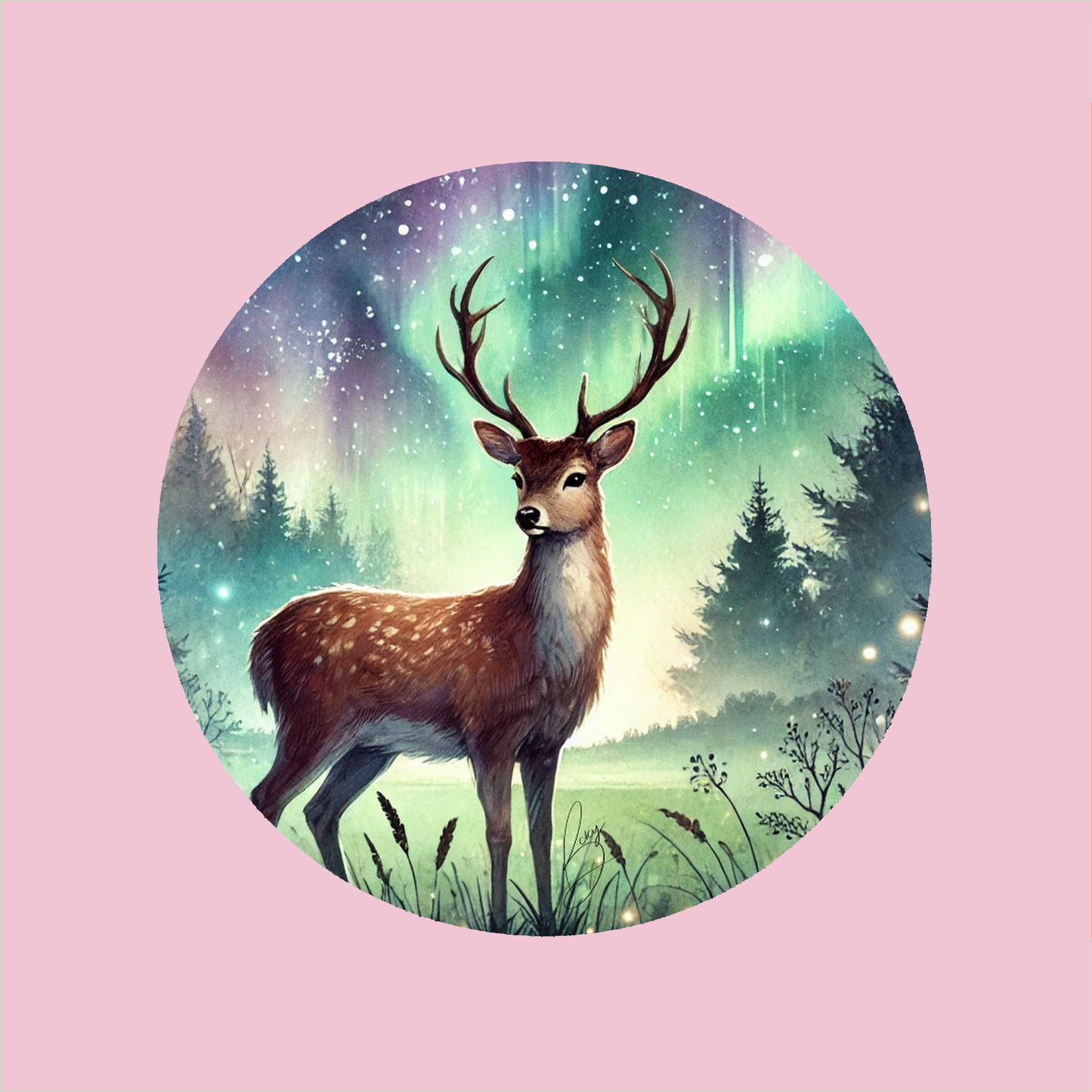 Night Deer Coaster