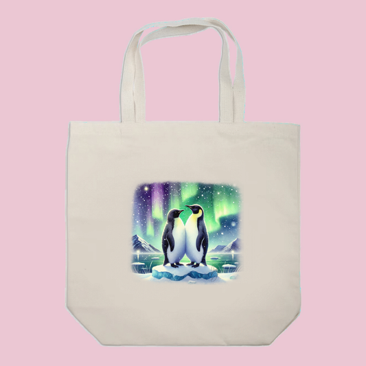 Sac Fourre-tout Pingouins Amoureux