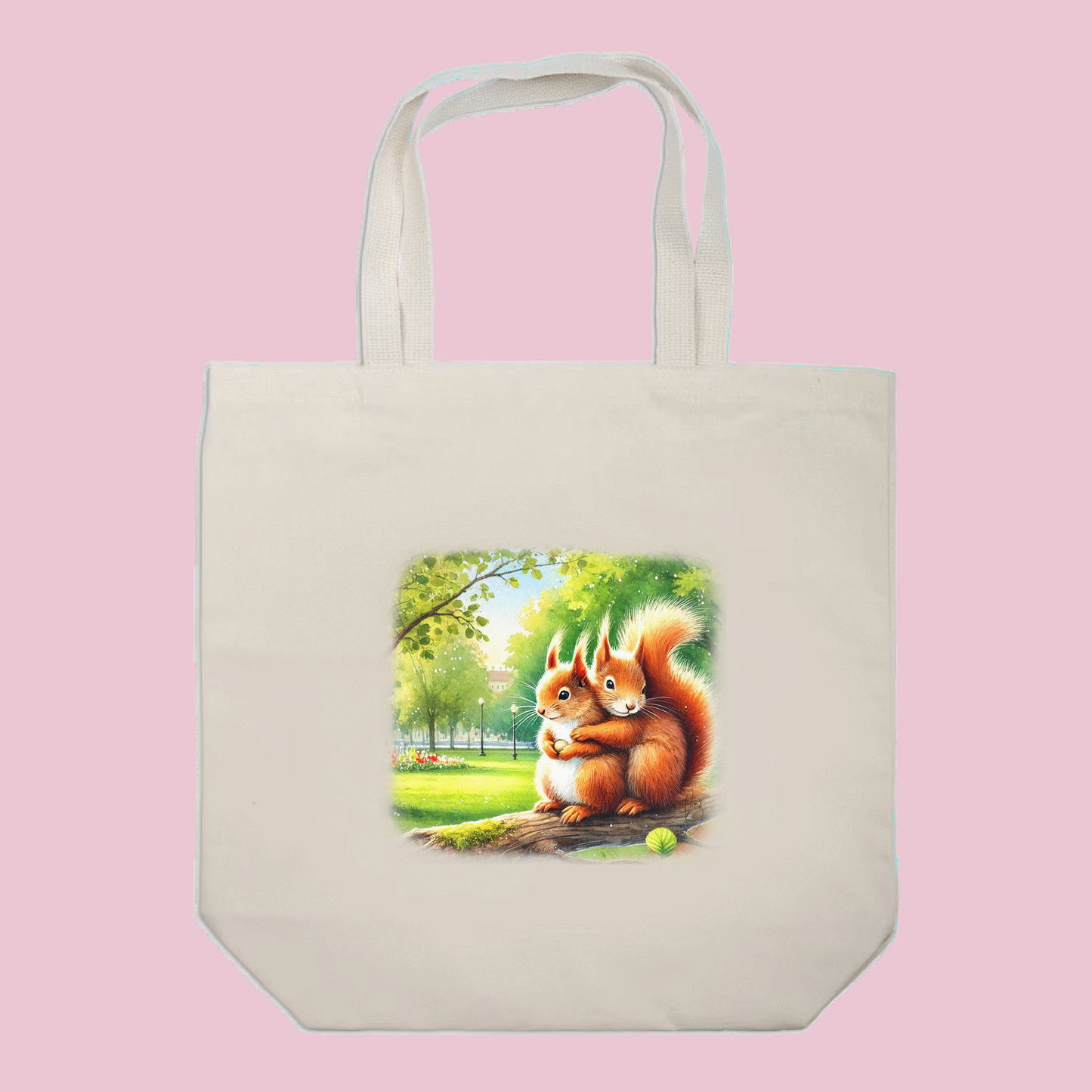 Squirrels in Love Tote Bag