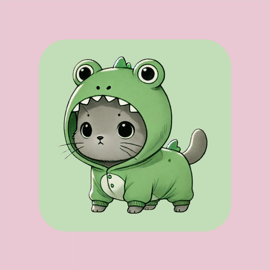 Frog Kitty Magnet
