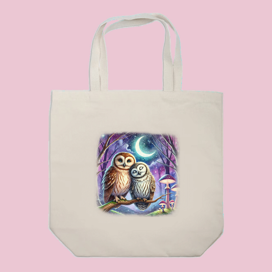 Owls in Love Tote Bag