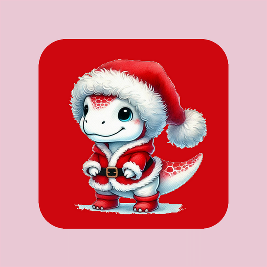 Aimant Dino Père Noël