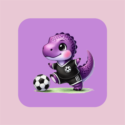 Soccer Dino Magnet